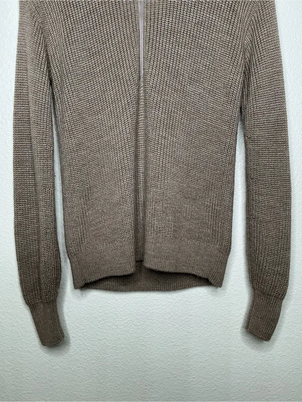 Quince Australian Merino Wool Half Zip Sweater Malted Toffee Extra Small - Image 6