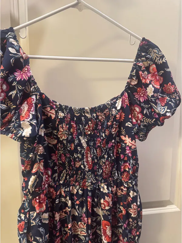 Floral Romper Blue - Image 6