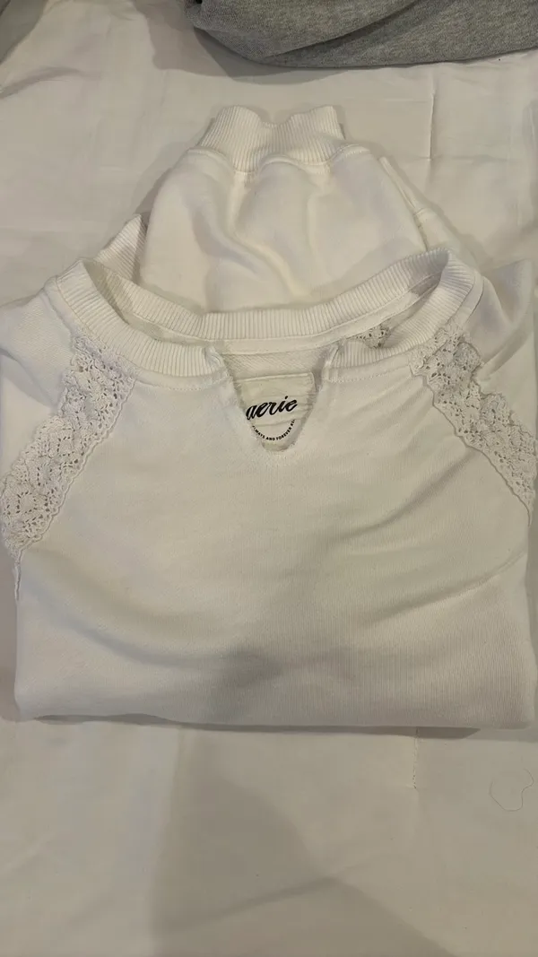 Aerie Lace Trim Crew Neck - Image 5