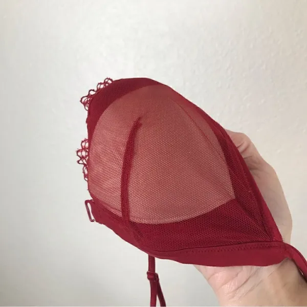Victoria’s Secret Body‎ by Victoria front closure lace padded racer back bra M - Image 4