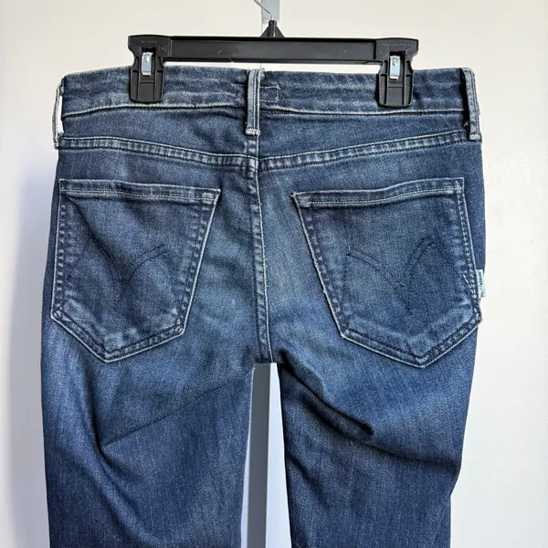 Mother size 26‎ a.k.a. goddess The Looker dark blue minimalist jeans - Image 4