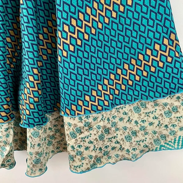 Reversible Maxi Wrap Skirt BINW701 - Image 3