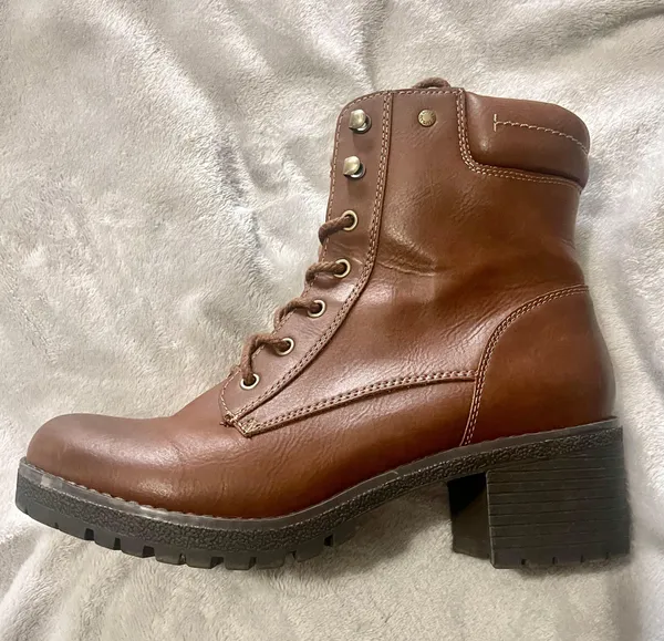 EastLand Brown Combat Boots - Image 4