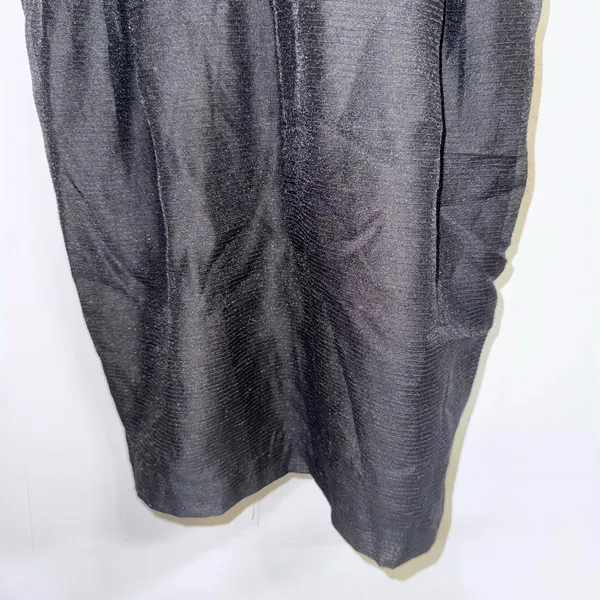 NWT $250 Free People Black We Go Together Beaded Mini V-Neck Dress 12 - Image 9
