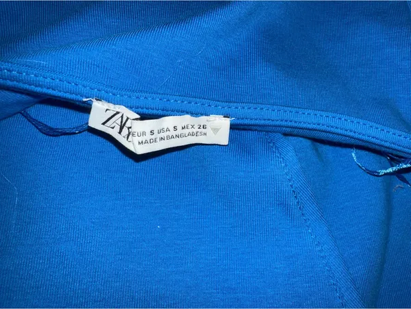 Blue crop top halter  - Image 3