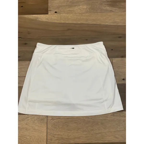 J.Jill A‑Line Knit Skort Size M White Athleisure Activewear - Image 9