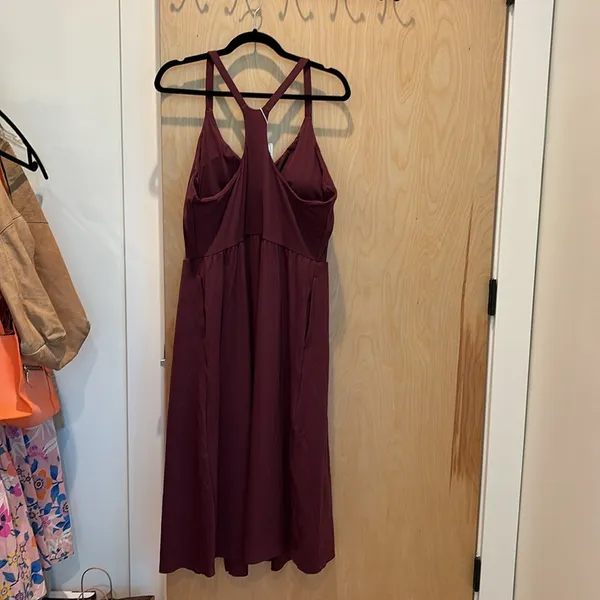 Halara Everyday Midi Dress in La Land Fig Purple NWT Size 2X - Image 3