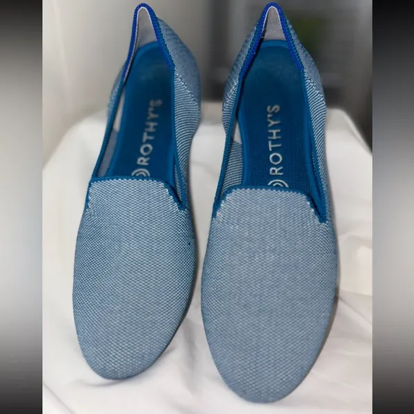 Rothy’s The Loafer Indigo Cloud Women’s Size 9.5 - Image 5