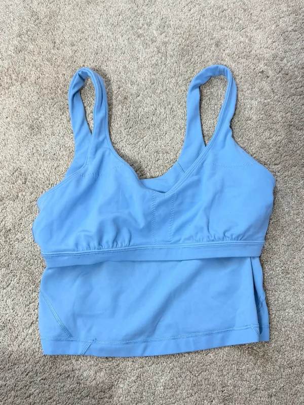 Lululemon Women’s Align Tank Top Built in shelf Bra Nulu in Aero Blue 6 - Image 8