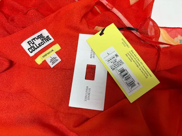 Future Collective‎ Ruffle Ankle Length Dress - Size L - NEW With Tag in Bag. - Image 5