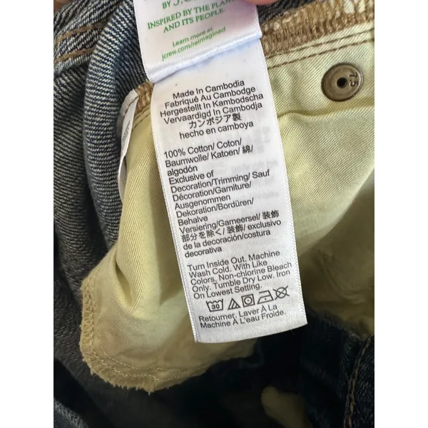 J.Crew‎ nipped straight rigid high rise jean size 26 - Image 8