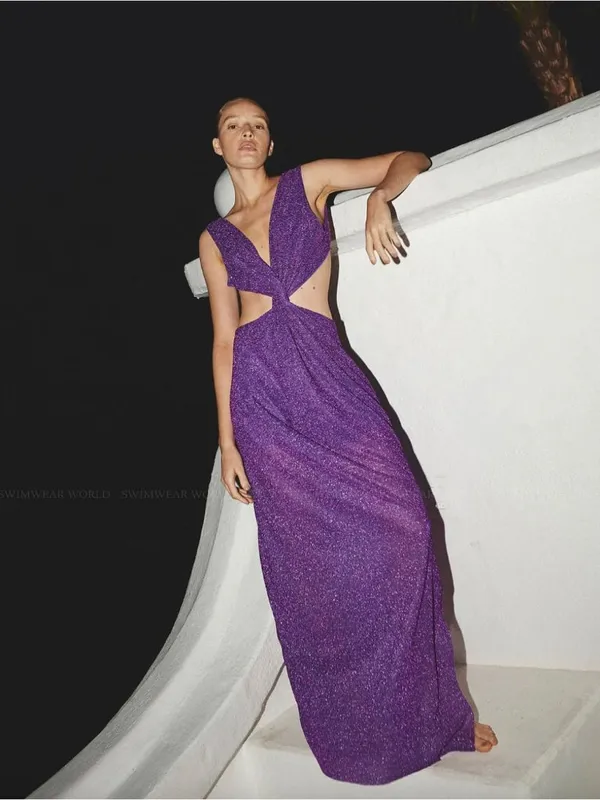 Baobab Rio Cut Out Maxi Dress Adel Womens Size Large - Image 2