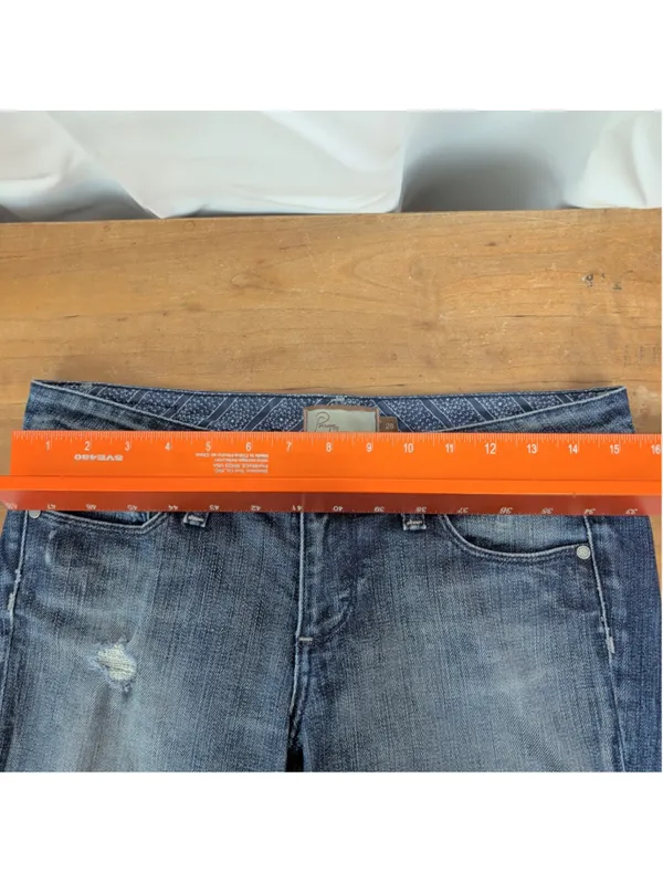 Paige USA Made Canon Flared Canon Jeans 28 - Image 6