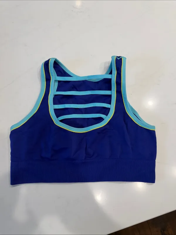 Reebok Kids Purple-Blue Swim Rashguard with Aqua Trim - Image 4