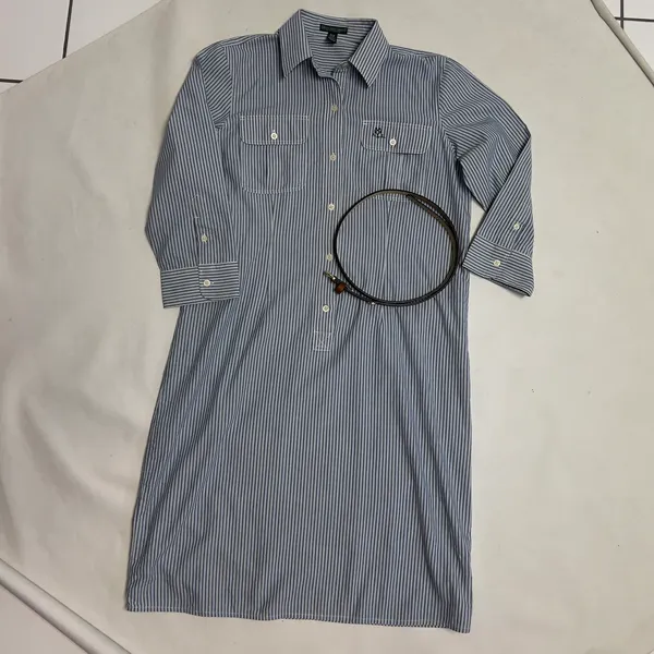 Ralph Lauren Striped Shirt Dress - Image 6