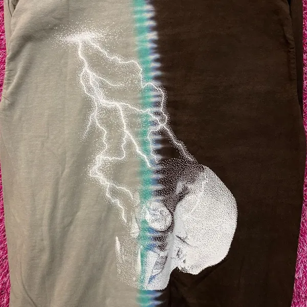 Metallica Split Dye Rock tie dye L/S shirt size small. - Image 3