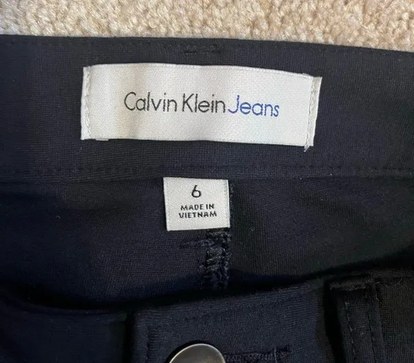 Calvin Klein Black Jeggings - Image 2
