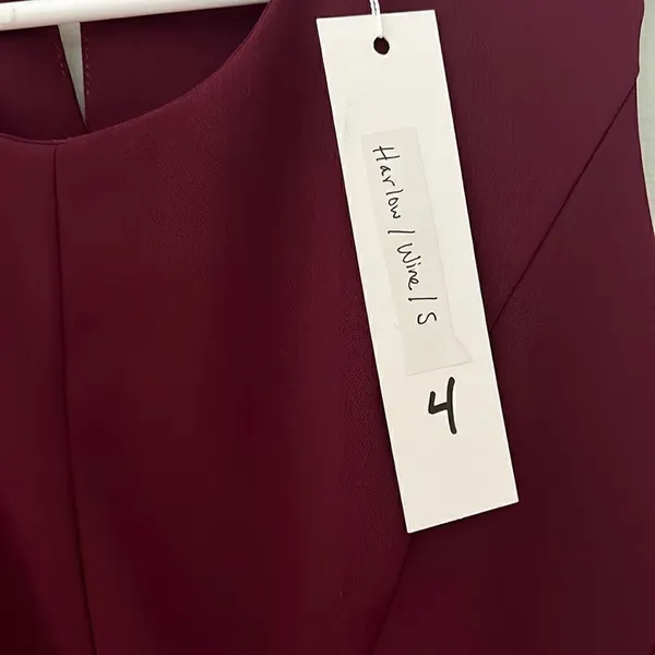 Amanda Uprichard Women's Harlow Dress in Wine NWT - Image 4