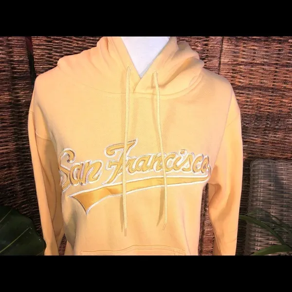 San Francisco Pale Yellow Hoodie XS - Image 2