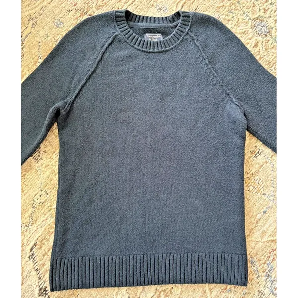 Abercrombie & Fitch‎ Sweater Womens XS Blue Fisherman Nautical Chunky Classic - Image 4