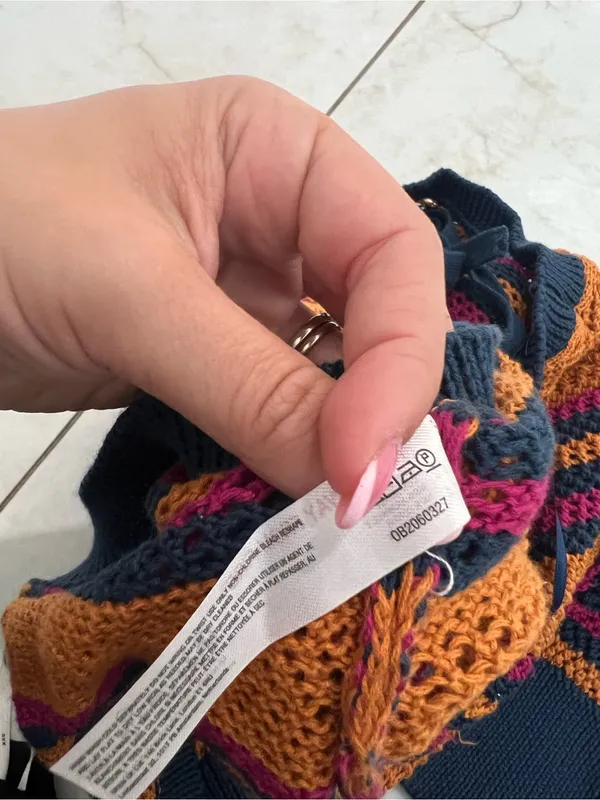 Anthropologie Multicolor Striped Knit Set Size XXS - Image 8