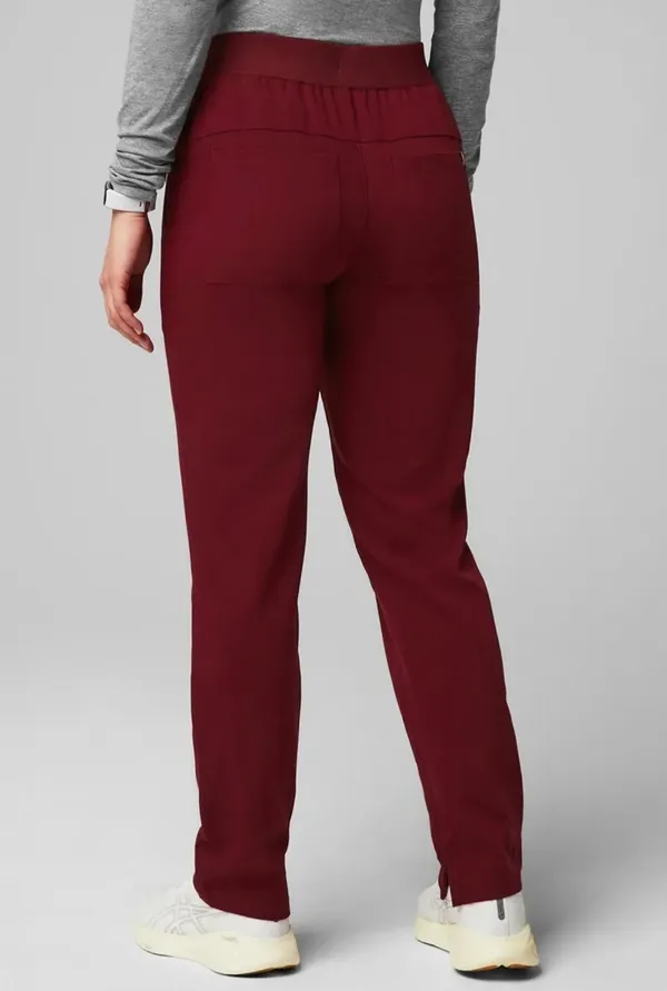 Fabletics Scrub Bottoms- Wine - Image 2