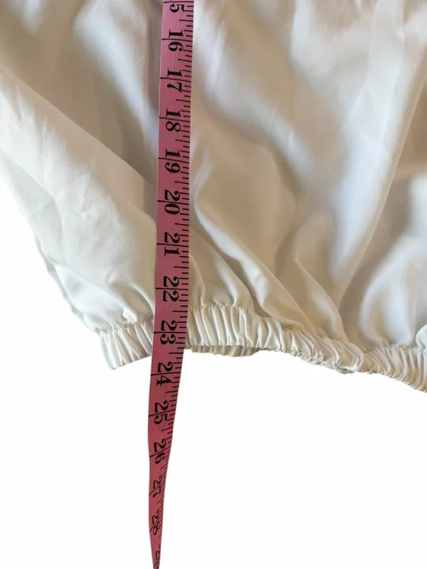 Women's Two Piece White Short Set Size XXL #260867 - Image 11