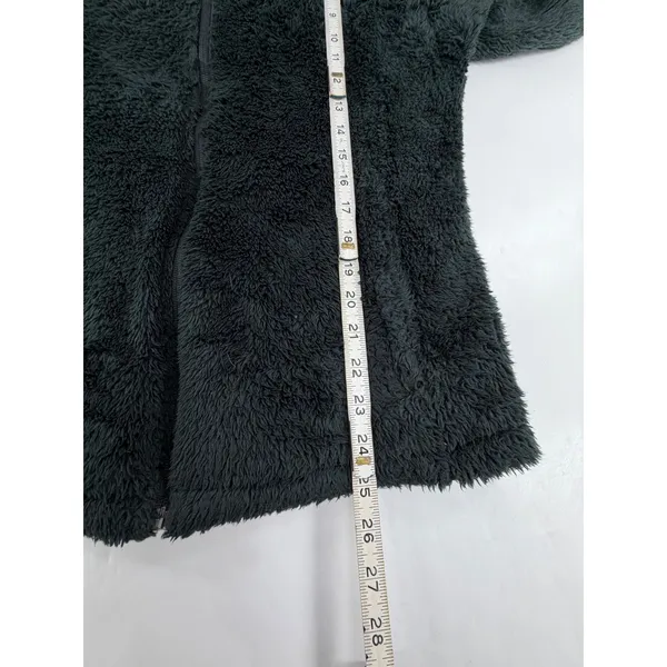 Columbia Womens Dark Green High Pile Fleece Full Zip Jacket Large Pockets Cozy - Image 5