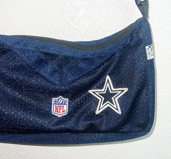 Pro-FAN-ity by little earth Cowboys Jersey Blue Shoulder Bag Purse NFL - Image 2