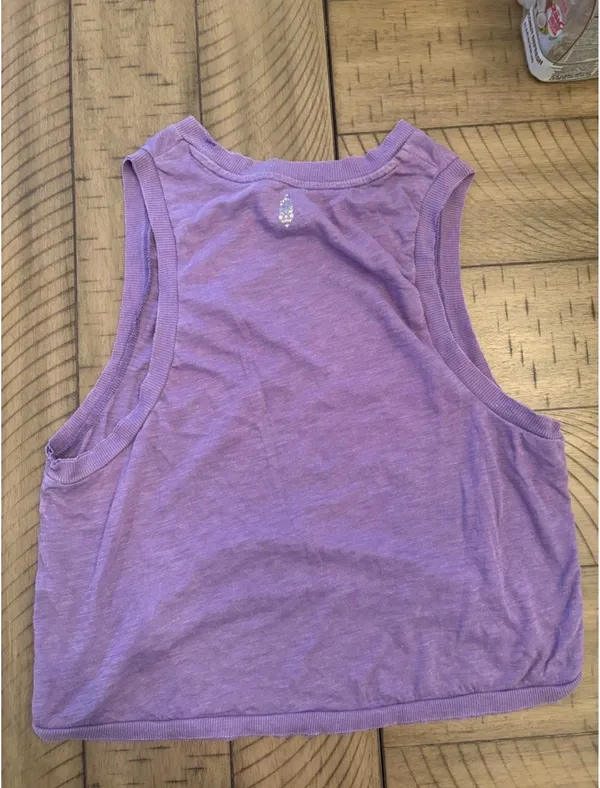 Free People Movement Purple Tank Top - Image 3