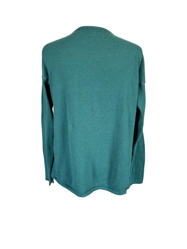 Old Navy women's green long sleeve open cardigan sweater size medium - Image 4