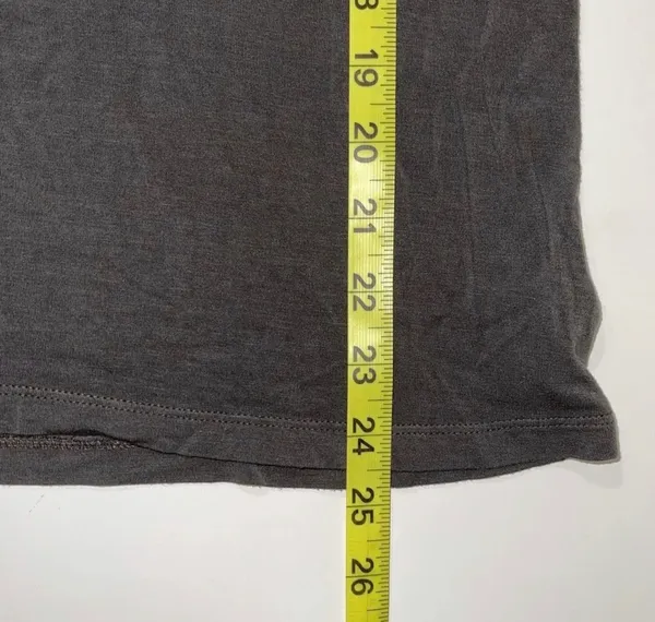 American Eagle Soft & Sexy Bell Sleeve Tee Gray Strappy V-neck - Image 10