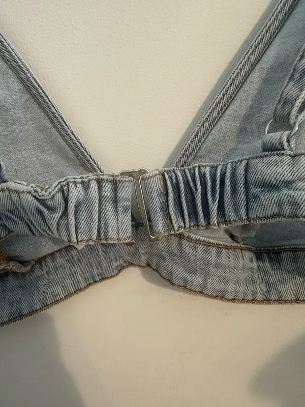 Target Denim Bra Top - Image 4