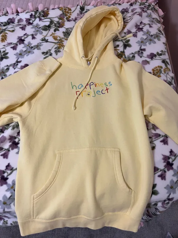 Yellow Happiness Project Champion Hoodie - Image 4