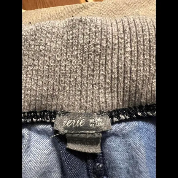 Aerie Plaid Flannel Jogger Pants - Medium Long - Image 7