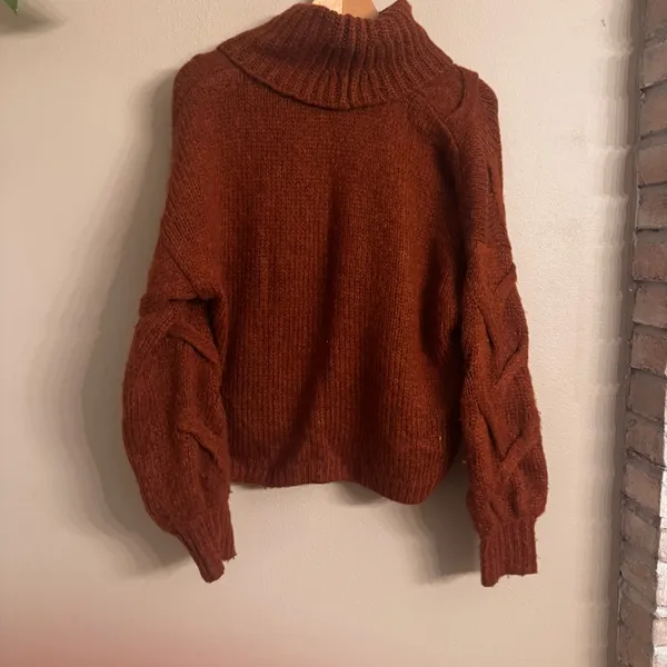 MADEWELL Sommervelle Modern Cable‎ Turtleneck Sweater - Image 5