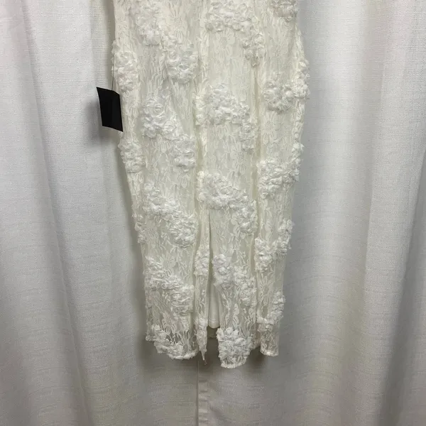 Lulus White Romantic Lace Textured Bodycon Midi Dress Sz.S NWT - Image 13