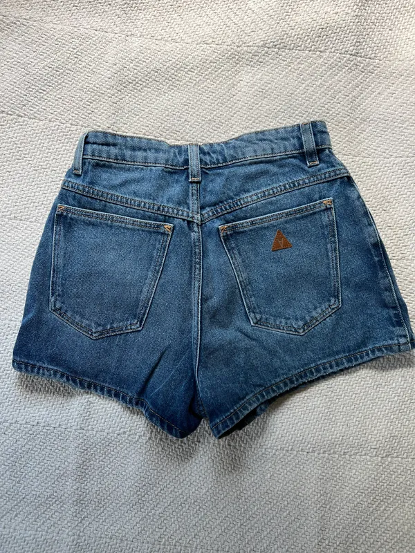 Princess Polly Abrand Medium Wash Jean Shorts - Image 8