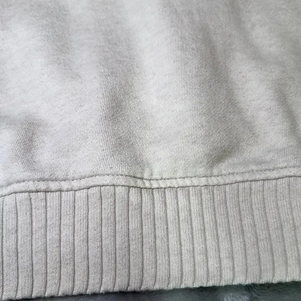 Aerie Womens‎ Size Small Oversized Ribbed Side Crewneck Sweatshirt Ivory Lounge - Image 12