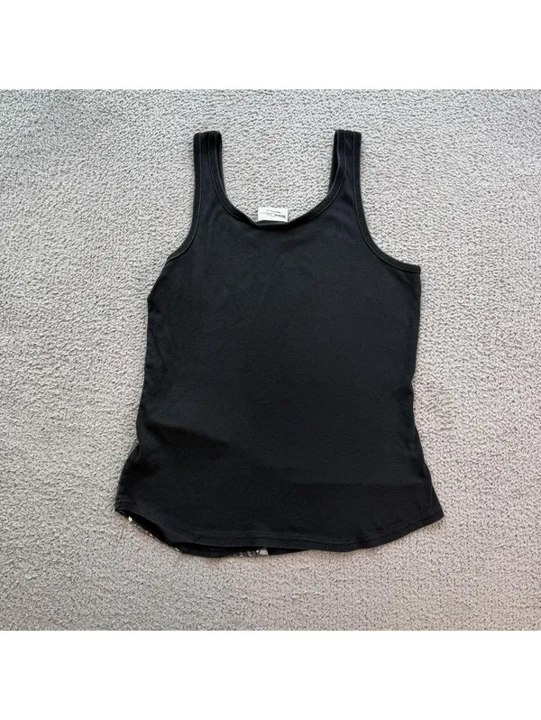2000s Carl Edwards NASCAR TeamCaliber Black Tank Top Womens Medium Racing - Image 2