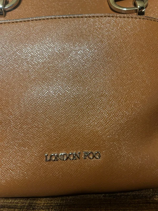 London Fog Brown Satchel Caramel - Image 3