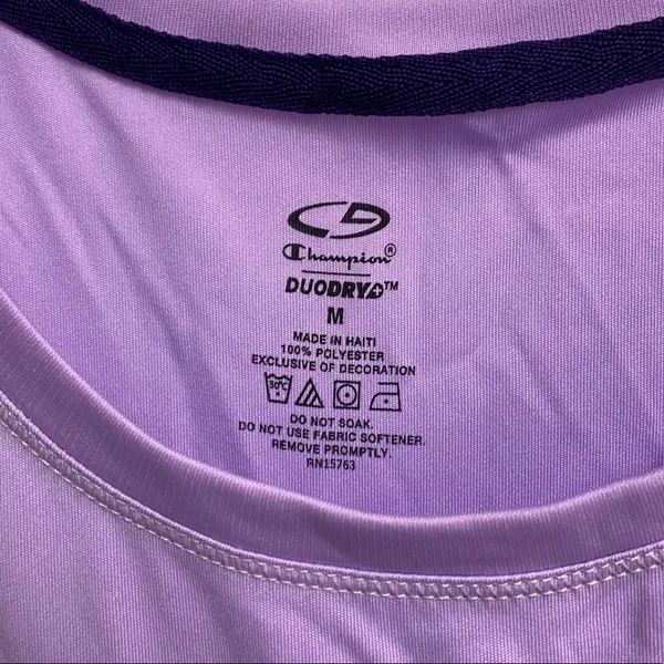 Champion duo dry active tank top pastel lilac lavender purple medium - Image 2