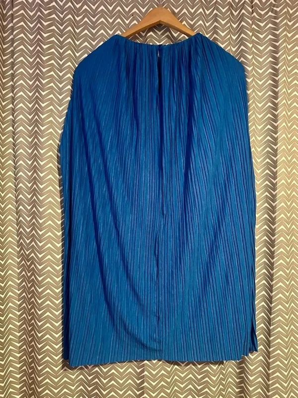 Zara | Pleated Cape Dress, size S - Image 5