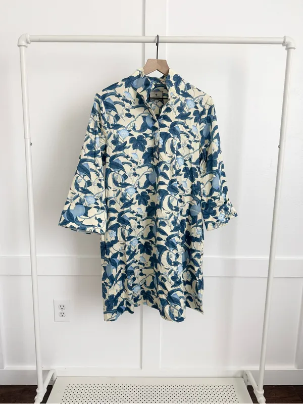 Tuckernuck Bonnie Blossom Megan Mini Dress Blue Floral - Image 2