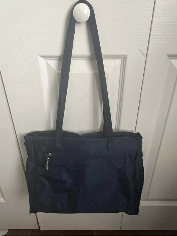 Harrod's London Navy Blue Nylon Purse - Image 2