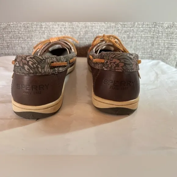 Sperry Top Sider Women’s Barrelfish Animal Print Boat Shoes Size 8 Deck‎ Yacht - Image 3