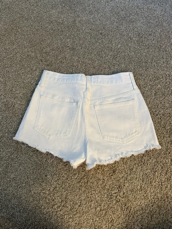 Madewell White Denim Shorts  - Image 2