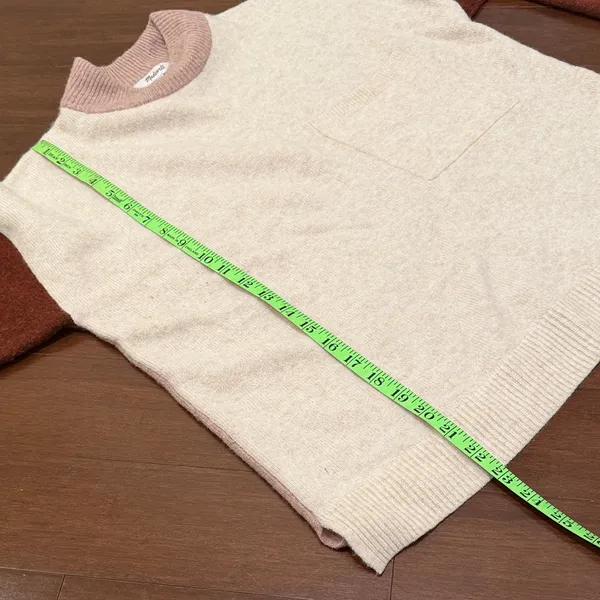 Madewell Wool Redmond Mockneck Pocket Sweater in Colorblock - Image 7