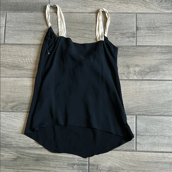 Camisole Black Cream Tie Front Size undefined - Image 4