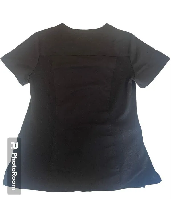 Sanibel Black Scrub Top - Image 3